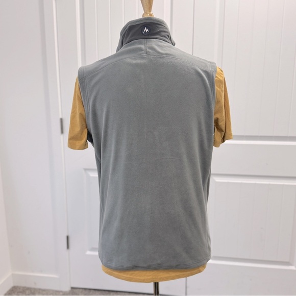 Men's Marmot Reactor Fleece Vest Gray Size Large - Picture 7 of 13